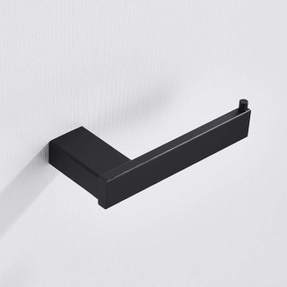 Bathroom Hardware Set Black Robe Hook Towel Rail Towel Rack Tower Bar Shelf Tissue Paper Holder Bathroom Accessories Wall Mount,Single Towel Bar,As Shown