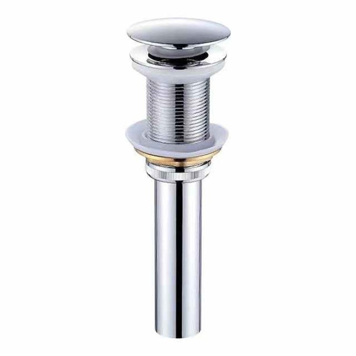 Bathroom Sink Mixer Faucet, Monobloc Washroom Basin Taps Single Handle One Hole Deck Mounted with Hot and Cold Hose